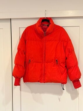 Red sz Small Women's Ski Puffer Jacket